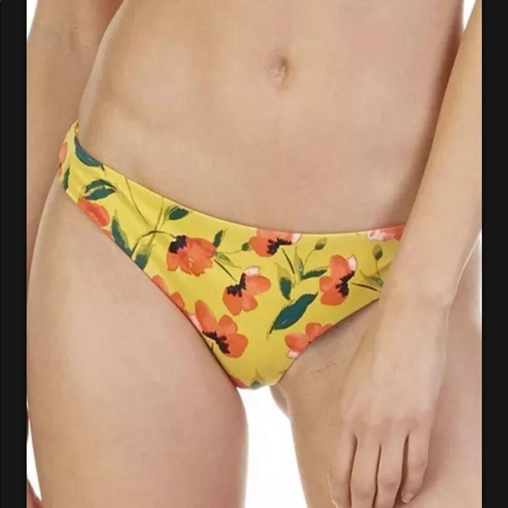 NWT Anthropologie Tori Praver French Poppy Calia Hipster Bikini Bottom